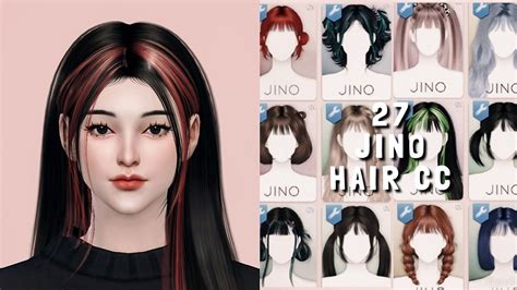 The Sims 4 | 27 JINO HAIR CC FINDS | + CC Links | Showcase | #2 - YouTube