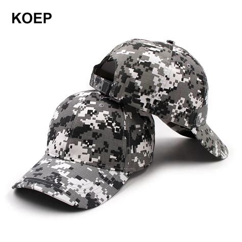 Koep Outdoor Sport Snapback Caps Digital Camouflage Hat Simplicity