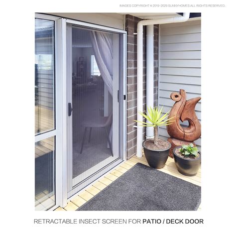 Retractable Insect Screen For Single Doors Sunnyhomes Nz