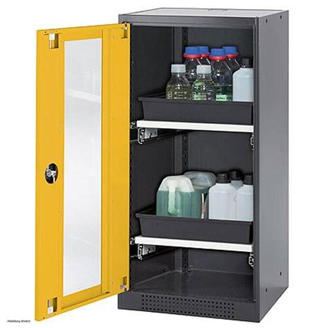 Asecos Chemical Storage Cabinet CS CLASSIC G 54 Cm Height 110 Cm