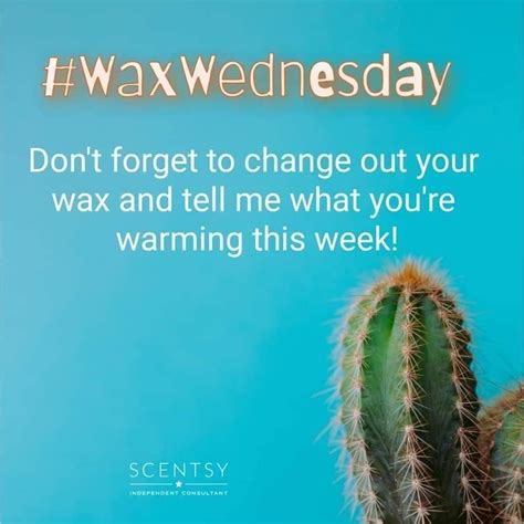 Wax Wednesday Scentsy Consultant Ideas Scentsy Scentsy Independent