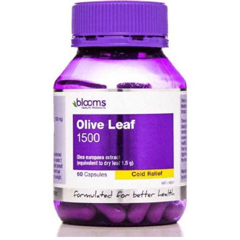 Blooms Olive Leaves 1500 Mg 60 Capsules Mybestpharmacy Net Online