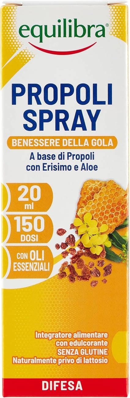 Equilibra Integratori Alimentari Propoli Spray Integratore A Base Di