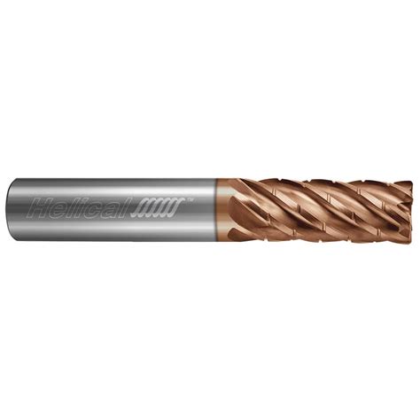 Helical Solutions Corner Radius End Mill 3 8 Dia 1 2 LOC 0 06