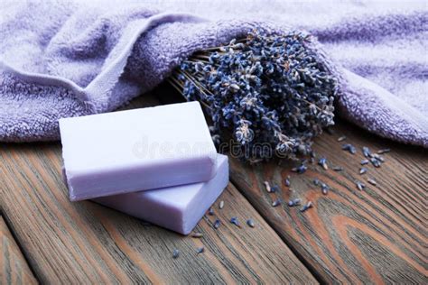 Handmade Lavender Soap Stock Image Image Of Health Handmade 66421919