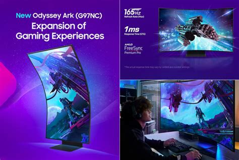 Massive 55" Samsung Odyssey Ark 2nd Gen 4K Monitor Now Has Multi-View ...