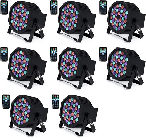 Missyee 36 Luces LED RGB Para Escenario De DJ Control DMX Con Sonido