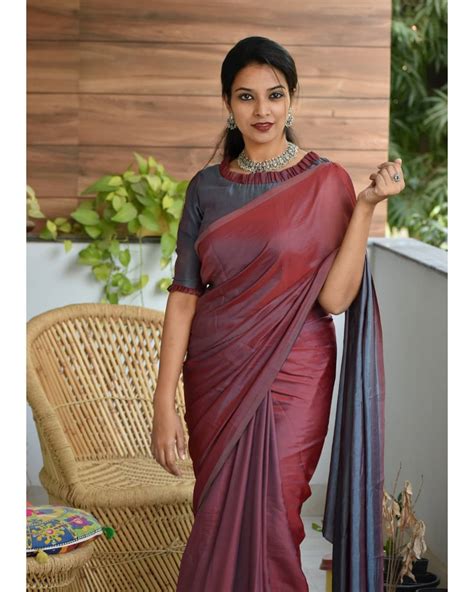 Styling Plain Sarees 4 Keep Me Stylish