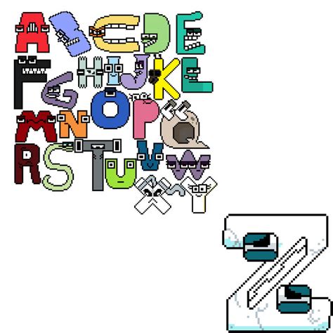 Alphabet Lore But Pixels By Vaccine804new On Deviantart