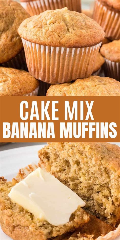 3 Ingredient Cake Mix Banana Muffins 2 Ways Artofit