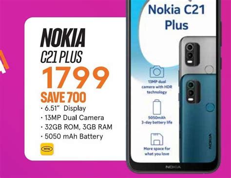 Nokia C21 Plus Offer At Jet