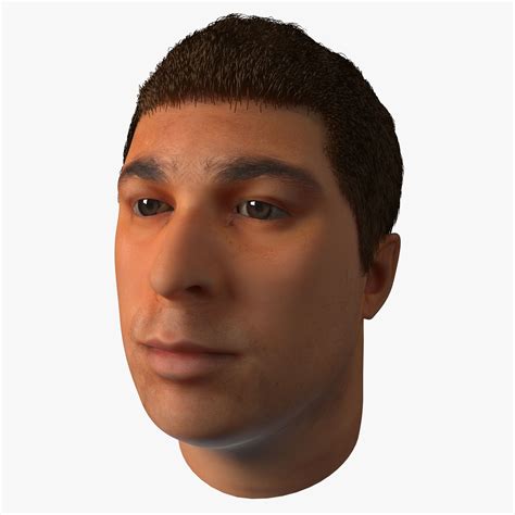 Male Head 20 Hair 3d Model 119 Max Free3d