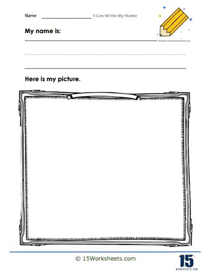 I Can Write My Name Worksheets 15