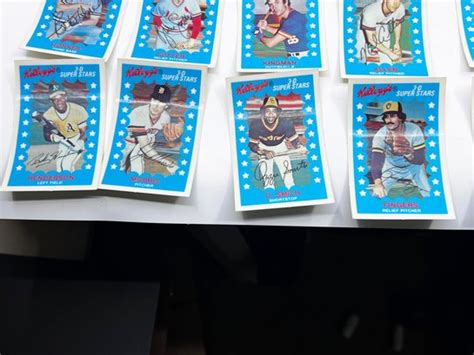 A Vintage Lot Of Kellogg S D Super Stars Baseball Cards