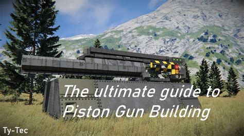 How To Build A Piston Gun The Ultimate Guide Space Engineers YouTube