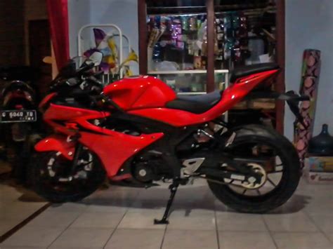 Modif Suzuki Gsx R150 Merah Wacana Modif Motor