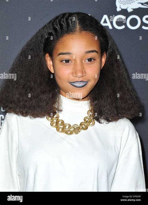 Beverly Hills CA USA 22nd Feb 2014 Amandla Stenberg At Arrivals