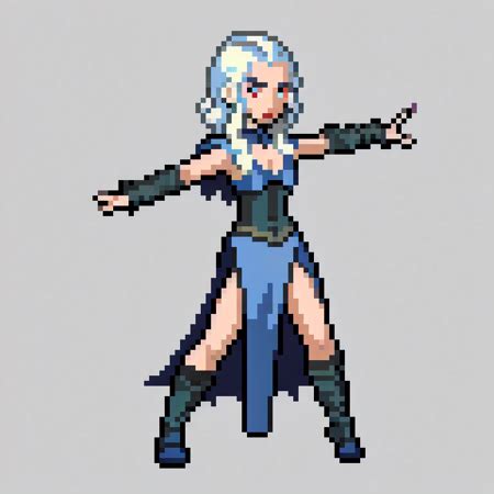 AI Art LoRA Model: Pokemon Trainer Sprite PixelArt | PixAI