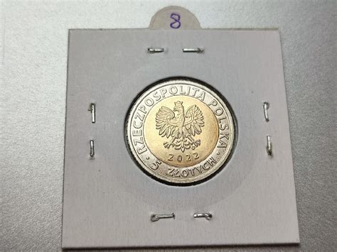 5 złotych 2022 Zamek w Mosznej Stan I Zgierz Licytacja na Allegro