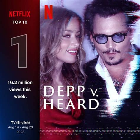 Johnny Depp X Amber Heard Bate Milh Es De Visualiza Es Na Netflix