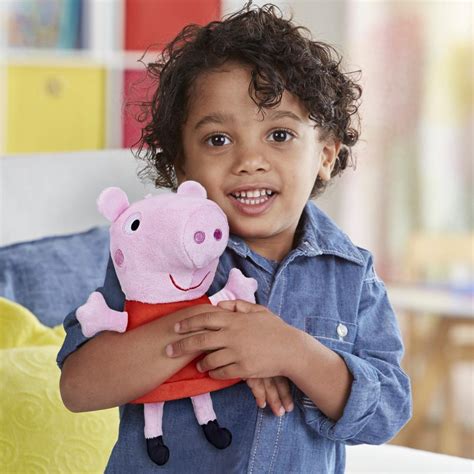 Peppa Pig Toys Giggle 'n Snort Peppa Pig Plush, Interactive Stuffed ...