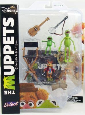 The Muppet Show Kermit Bean Robin Diamond Select Deluxe Action