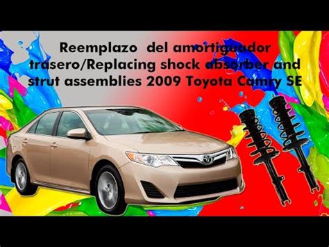 Como Cambiar El Amortiguador Trasero Toyota Camry Youtube