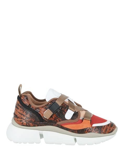 Buy Chlo Sonnie Leather Lowtop Sneakers Multi At Off Editorialist