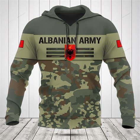 Customize Albania Army Camo Skull Shirts And Jogger Pants - Rig Rocket