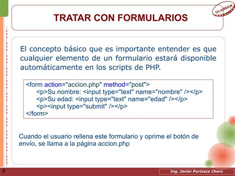 Gestion De Formularios Php PPT