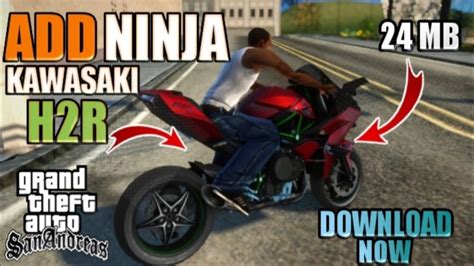 How To Install Kawasaki Ninja H2r Bike Mod For Gta San Andreas Android Parshantgtacreator 🔥🙏