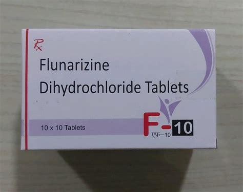 Mg Flunarizine Dihydrochloride Tablet At Rs Stripe Sibelium