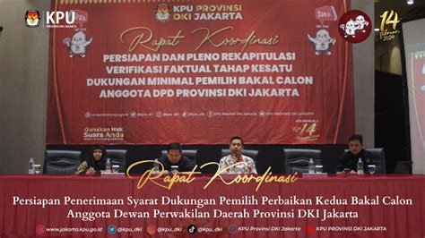 Kpu Dki On Twitter Temanpemilih Pasca Melaksanakan Verifikasi