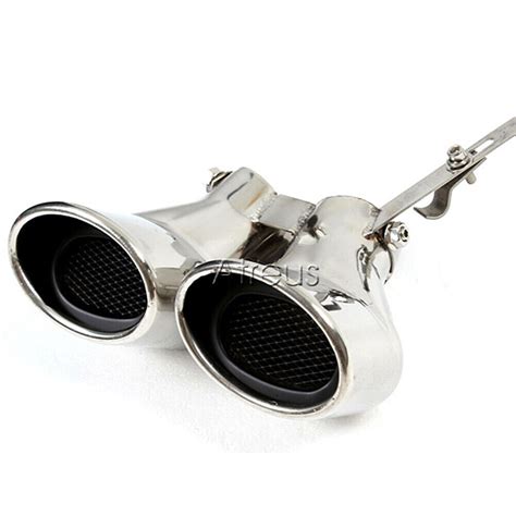 For Mercedes Benz W C C Exhaust Tips Stainless Steel Dual