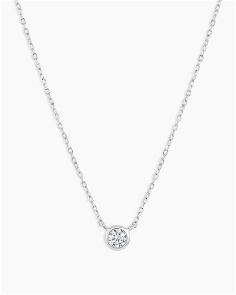 Diamond Bezel Necklace Gorjana