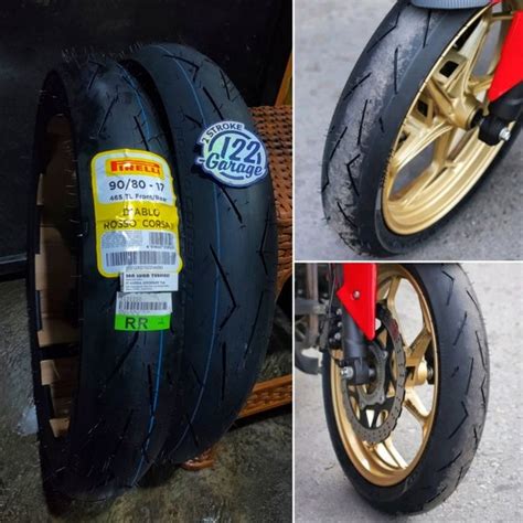 Jual Ban Luar PIRELLI DIABLO ROSSO CORSA II 2 90 80 R 17 Road Race