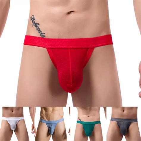 Herren T Back Bulge Pouch G String Slip Bikini Tangas Atmungsaktiv