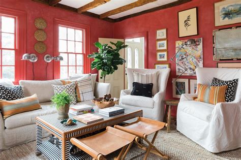 30 Red Living Room Ideas 2024 For Vibrant Atmosphere Living Room