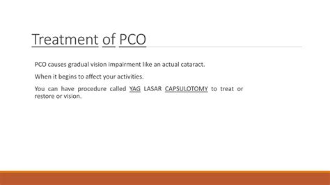 Posterior Capsular Opacification Pptx