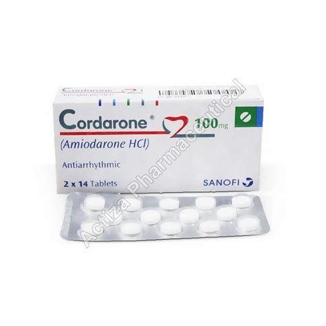 Amiodarone Tablets Packaging Type Box Packaging Size At Rs