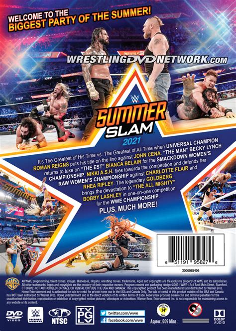 Official Cover Artwork For Wwe Summerslam Dvd The Attitude Era