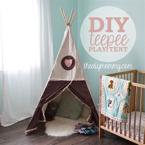 Sew A Diy Teepee Play Tent Diy Teepee Teepee Play Tent Reading Tent