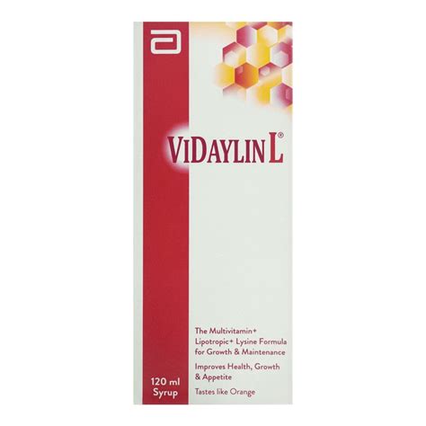 Buy Abbott ViDaylin L Syrup 120ml Online At Best Price In Pakistan