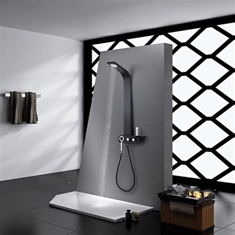 Colonne De Douche Noire Colonne De Douche Contemporaine Design S300 3