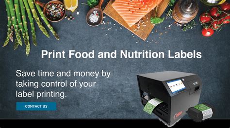 Label Printer for Food Product Labels - Food Labels Printing