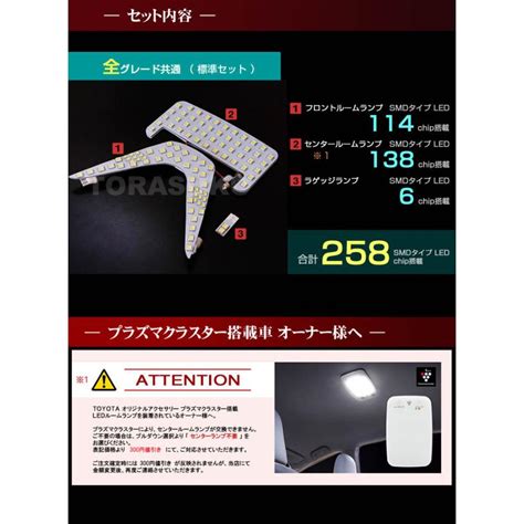 C HR CHR LED ルームランプ ZYX NGX 10 50系 ぴったり設計サイズ バニティーミラー照明灯無し車用 CHR シーエッチ