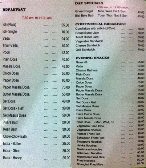 Green Leaf Menu, Menu for Green Leaf, Gokulam, Mysore - Zomato