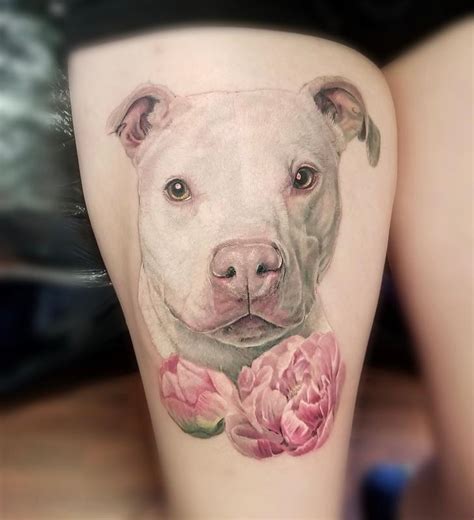 Pitbull Tattoos For Girls