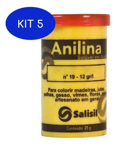 Kit Anilina Gramas Carvalho Claro Para Madeira Salisil Frete Gr Tis