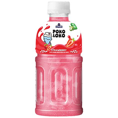 Buy Sapphire Poko Loko Strawberry Flavoured Juice Drink With Nata De